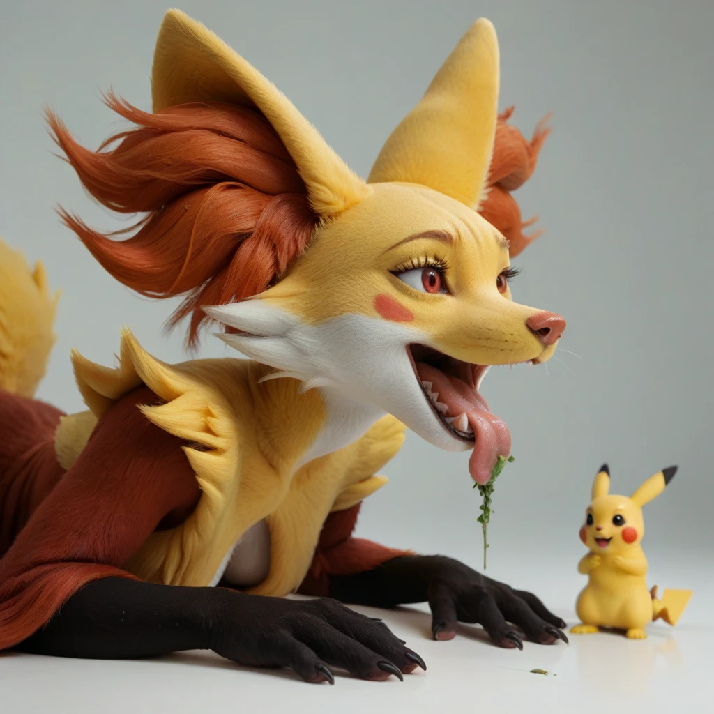(solo:1.3),
araffe and braixen ears in a jungle, furry fantasy art, hyperdetailed fantasy character, dramatic cinematic detailed fur, furry character, anthropomorphic female braixen, anthropomorphic braixen, realistic fantasy render, jungle, beautiful young braixengirl, 8k high quality detailed art, (((pov doggystyle)), (doggystyle sex), (lying on bed), (ass up), (doggystyle sex), (anthro gets fucked from behind by a human), ( human penis inside vagina), ((sweaty)), (creampie), (sperm reaches ovum), (impregnation), (fertilization), black legs, (((from behind)))