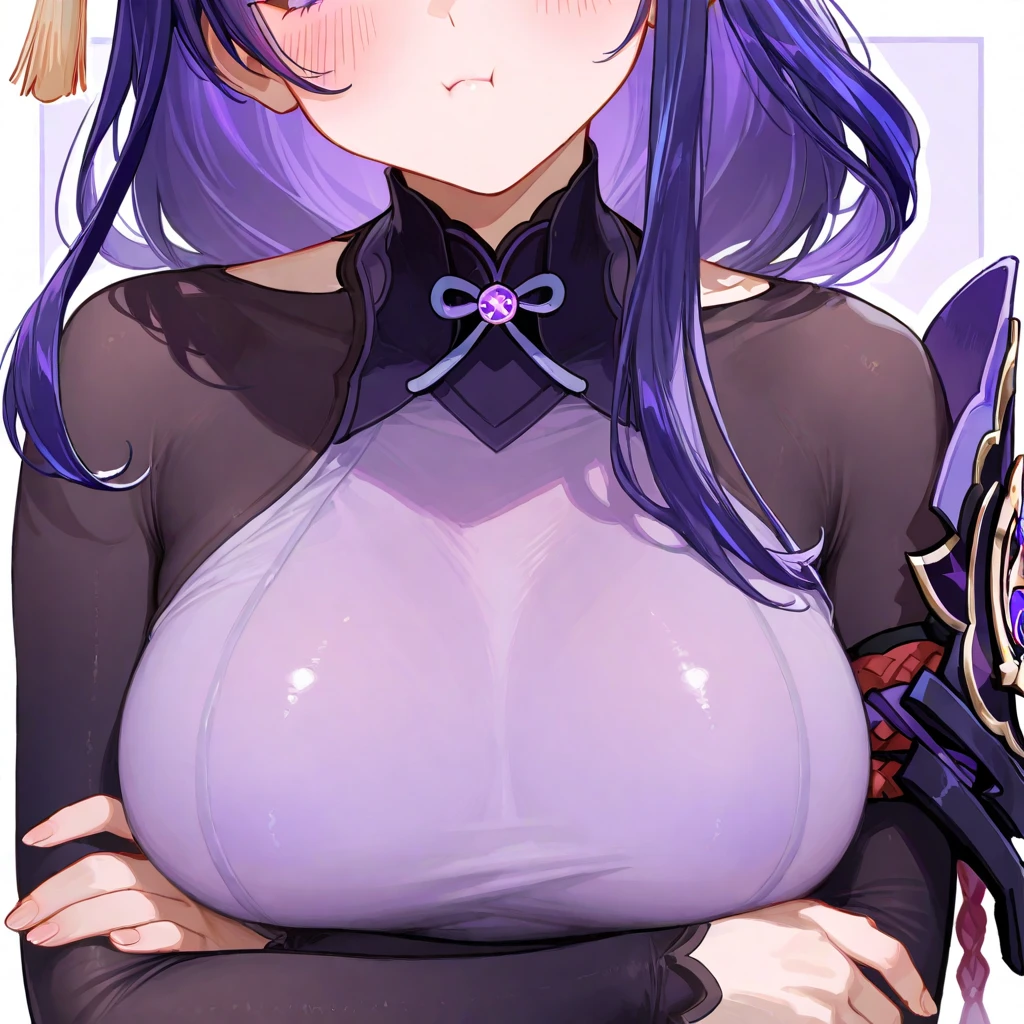 Rixia Mao, detailed face, drunken eyes, drooling, embarrassed, open mouth, (show off breast:1.3), (show off nipples:1.3), paizuri, fellatio, (excessive cum:1.2), (cum on hair:1.3),