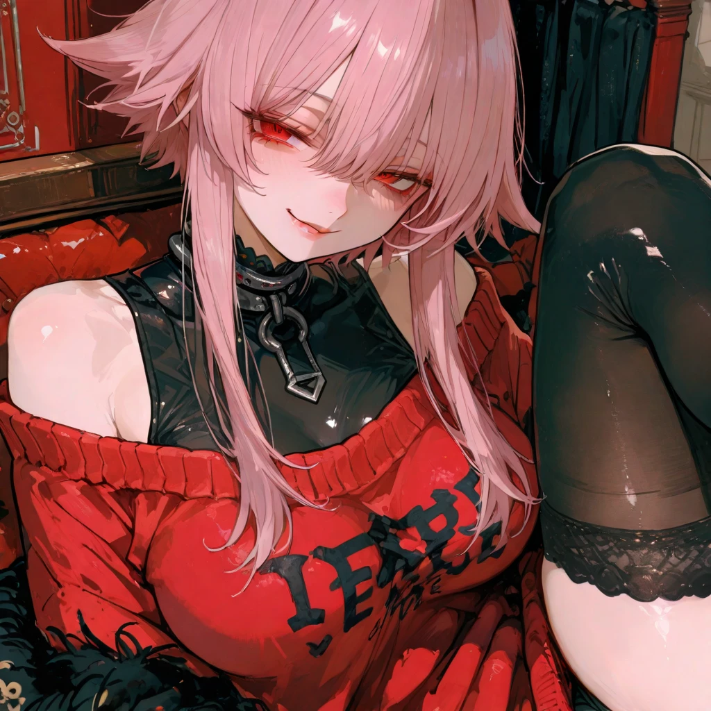 (masterpiece, high quality, best quality, 4k, 8k:1.4), 1girl, solo, pink hair, brown eyes, double-parted bangs, long hair, (mature female, mature:1.2), mole under eye, hoop earrings, dark dress, detailed face, beautiful detailed eyes, beautiful detailed lips, extremely detailed face, long eyelashes, intricate details, soft lighting, soft color pallette, perfect anatomy