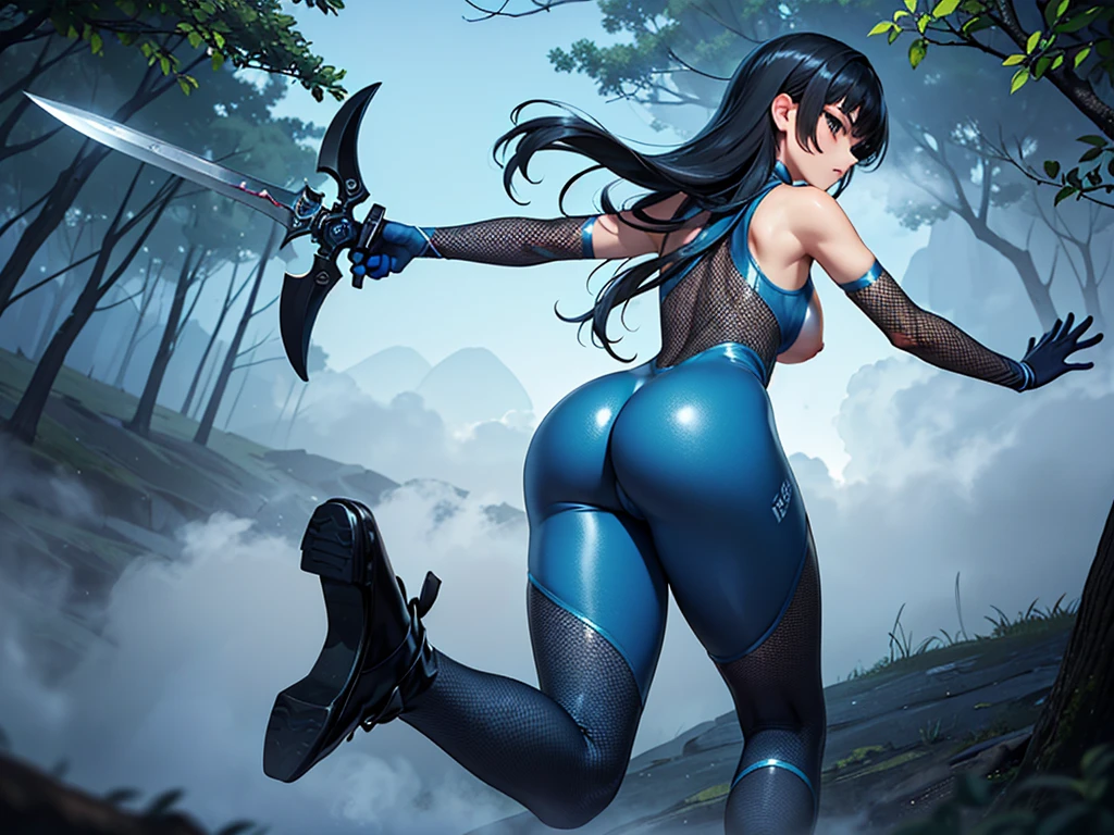 Draw Samantha, um personagem feminino com THATbelos loiros chegando até a cintura, blue colored eyes. Ela está em projeção astral em uma dimensão mágiTHAT, floating between leafy trees. She is manipulating water elemental magic producing a water bubble between her hands. Dressed in sexy light blue armor. small breasts and thin waist, big ass and hot thighs. Floating between trees. Long hair reaching to the waist. sexy warrior clothes. big and perky ass. coastal view. Using the light armor of a hot warrior. View from behind holding a sword between her hot ass. Naughty thong entering the big hot ass. big and hot ass, very sexy ass on all fours and perky. De costas com as pernas abertas e as mãos estiTHATdas para trás segurando as espadas mágiTHATs. With your hands on your ass. Vista bem de baixo foTHATndo na bunda gostosa.THAT.it was positioned on the character's feet with the focus below her legs towards her ass and pussy from behind. View from bottom to top. blondie hair. Lindos THATbelos loiros na personagem.