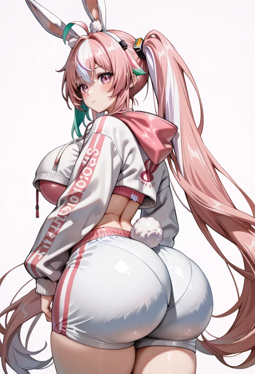outfit-day-off date,1girl,solo,solo,halo,milf, blush, looking at viewer, open mouth,eyewear_hang, 
masterpiece, best_quality, clear details,1girl, (from_behind) (looking_back),
white_background,simple_background    <lora:char-eula:0>  <lora:OUTFIT-bremerton_day-off_date-000008:1> <lora:char-hanako:1>