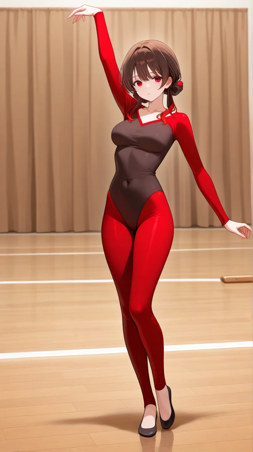 Mohawk Hair((Wearing a shiny long-sleeved red leotard、Fishnet stockings that cover the entire buttocks)).Close your lips and smile、(((11-year-old Japanese girl with a slim waist)))(Olympic Gymnastics Stadium)((Highest quality))Gymnast、sweating、、Transparent full body image、Thick and moist lips (Glowing Skin 1.7)Extreme close-up from below(((Looks sexy)))((masterpiece)、(1. Glowing Skin.1.4).(background Gymnastics arena、)、((()))'Stick your ass in my face、((Shiny moss green and white long sleeve leotard、Fishnet stockings that cover the entire buttocks)).(((super short black hair、)))Sexy pose、(Various poses)(Thick and soft lips)