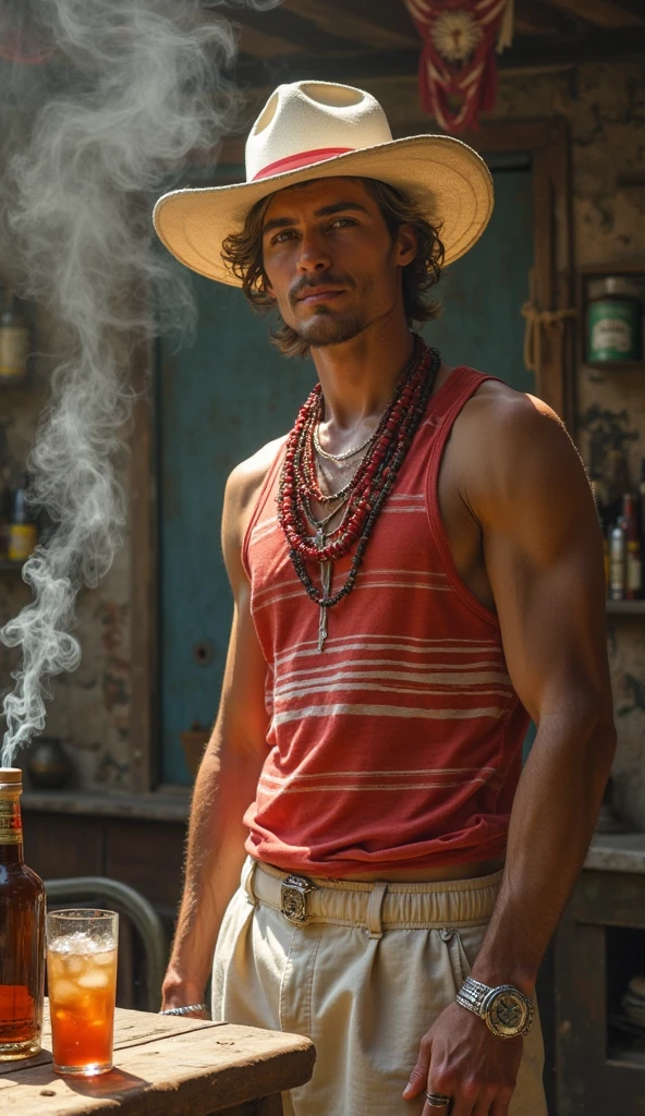 Um homem sonhando