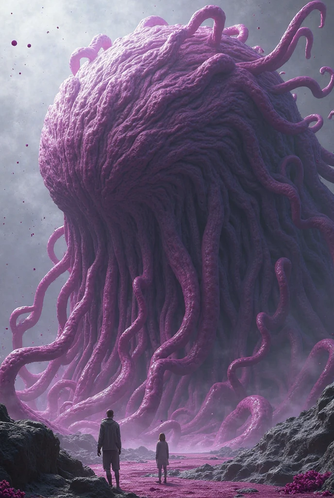 The planet Earth being invaded by aliens with tentacles that release goo that makes the human being increase dopamine by 200 percent, imagine what that would be like, them injecting dopamine into the human being and running after it and some humans becoming slaves of their dopamine getting addicted