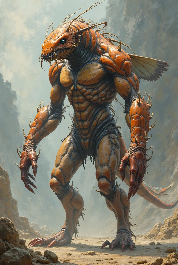 On a bright red campus"YES"Character、Draw a demonic creature with a strong, bloody face and bloody head, A huge dragon,There are a pair of huge dragon wings growing on their backs,Gigantic body,Huge tail with bone spurs,Science fiction horror art, sci-fi horror artwork, inspired by Aleksi Briclot, Fangs of the slaughter, horror fantasy art, Alexis Bricklot(Alexis Bricklot), horror concept art, veneno, Fantasy and horror art, Detailed illustration of 4K horror, demonic creature, dark fantasy horror art