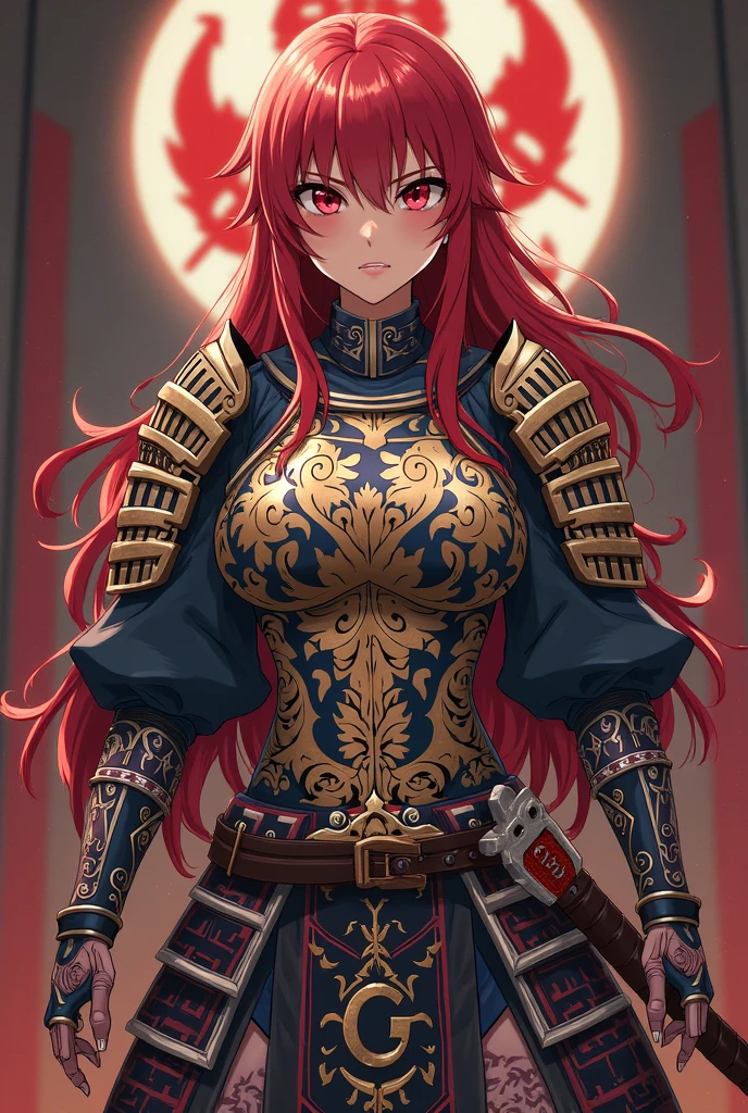 holding sword wearing armor1People Women, holding big sword, balck Hanfu, wearring heavy armor, Tight waist, hair over eyes, Intimidating Appearance, absurdly long hair, dark red hair, snake pupils, glaring, sad, An old Chinese castle in the background, five fingers, anime, cinematic lighting, cowboy shot, UHD, retina, masterpiece, accurate, anatomically correct, textured skin, super detail, high details, high quality, award winning, best quality, highres