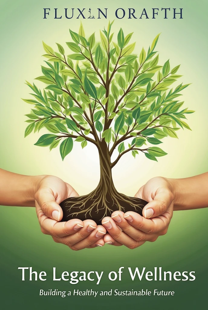 Hands joined forming a heart, and from the arteries roots emerge that join and form a tree