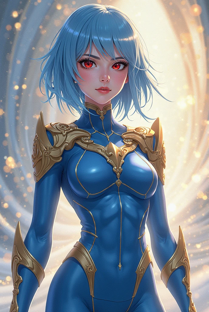 Nova -- S2:

A Stunning 8K Masterpiece, Ultra-realistic 8KCG, Exquisite Detail, Perfect Animation, Dramatic Shadows, dynamic lighting,

Nova, the enchanting character, is gracefully posing in an exquisitely detailed, CG Unity environment. Her sleek, S-shaped body is accentuated by a form-fitting, glowing suit, showcasing her slender waist, large full breasts, and visible navel.

Nova's face is stunningly beautiful, with sharp features, asymmetrical bangs, beautiful eyelashes, and a captivating smile that reaches her