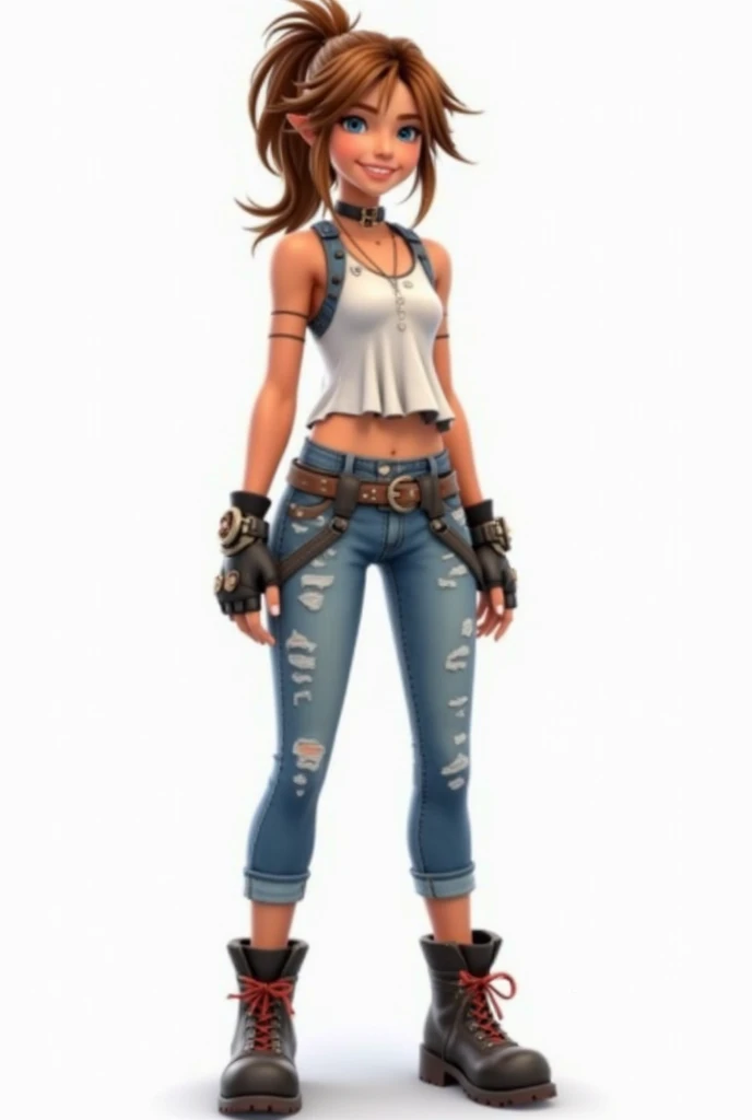 <lora:calamidad:1> 1girl, standing pose, thicc thighs, sexy body,