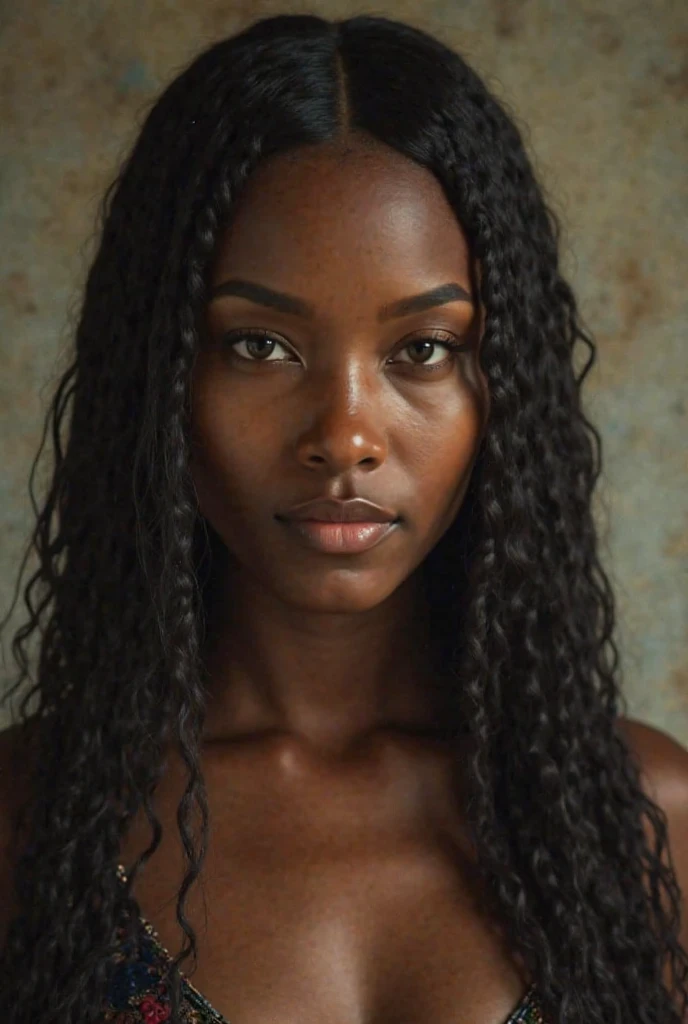 fille, africain, noir, Anbar's Eyes Green Eyes, cheveux longs, 16 to 19 years ,porter un short sexuel ,corps entier