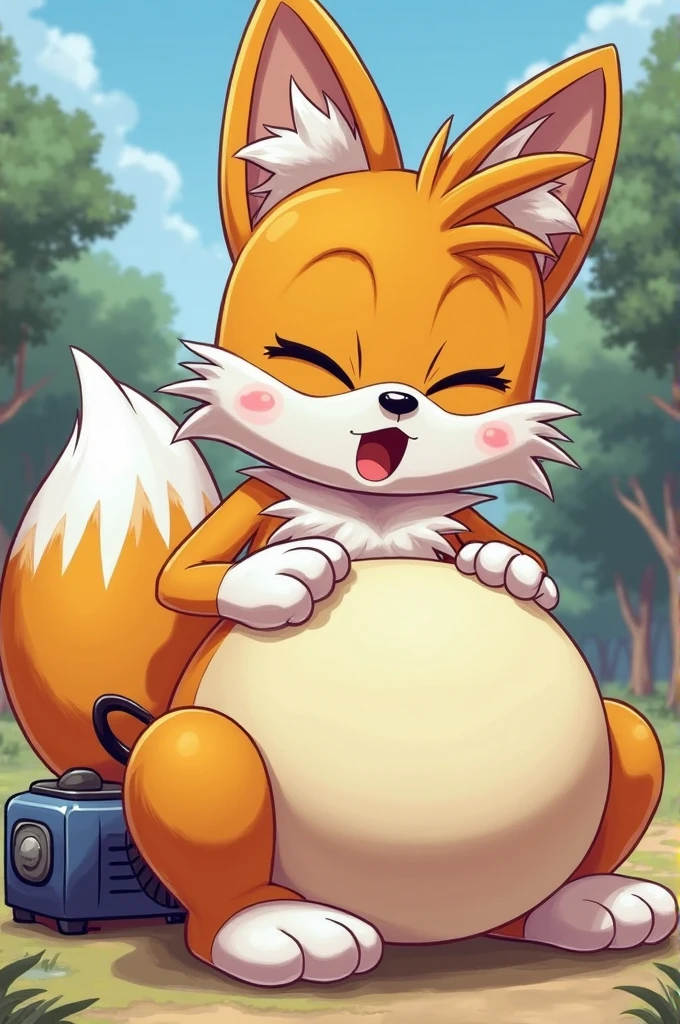 cowgirl position,open arms for viewer,vaginal penis,surprised face,Growlithe,pokemon,cum in pussy,furry,kemono,cute,non-humans, no-hair,Animal body