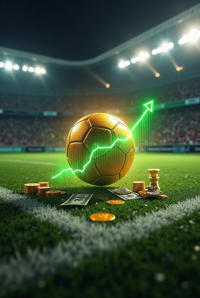 Create a sports betting image with the wording Deu Green pays 🔥🤑 $$$ little money 
