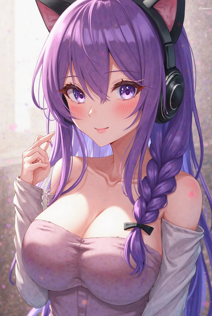 Korean purple hair butterfly woman with headphone scientist outfit with syringe full body perfect body and perfect face of pigtails long hair realistic photo in laboratory