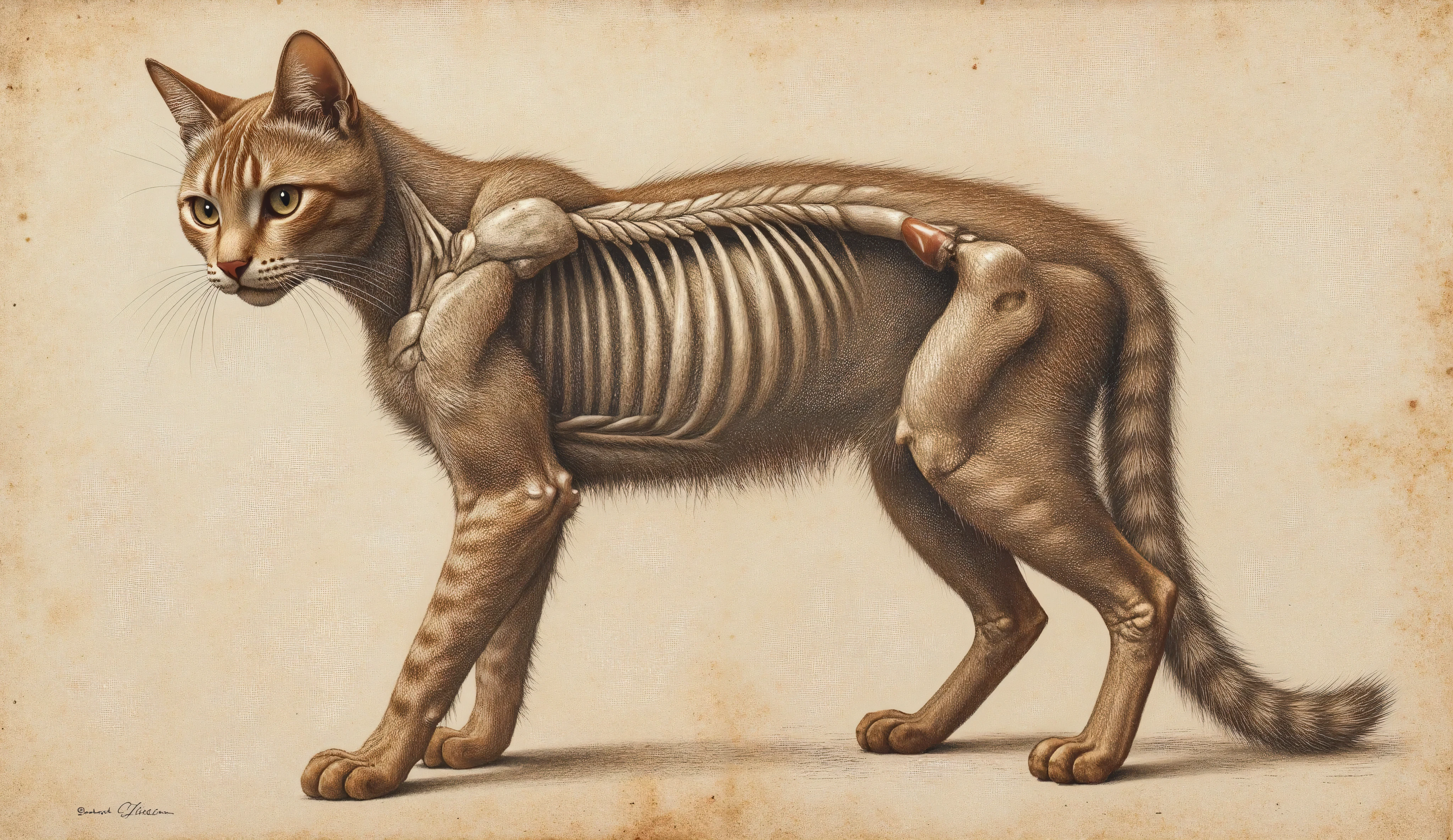 transparent gorilla <lora:tranzp-sdxl:1> tranzp, visible organs, visible bones