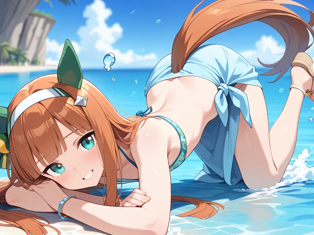 topquality, Horse Girl, Quiet Suzuka, ((Uma Musume))), Perfect skin, realisic skin, Detail Skin, 8K, There are no clothes, (((NSFW:1.1))), ((girl underwater)), Perfect body proportions, The girl stretches her arms up, (little chest:1.5), beautiful breasts, Beautiful butt, elastic butt, A well-developed butt, Ideal breast proportions, held his breath, (puffed out her cheeks:1.2), corals, algae, Underwater world, Girl swims underwater, (Full-length view), handsome body, perfect foots