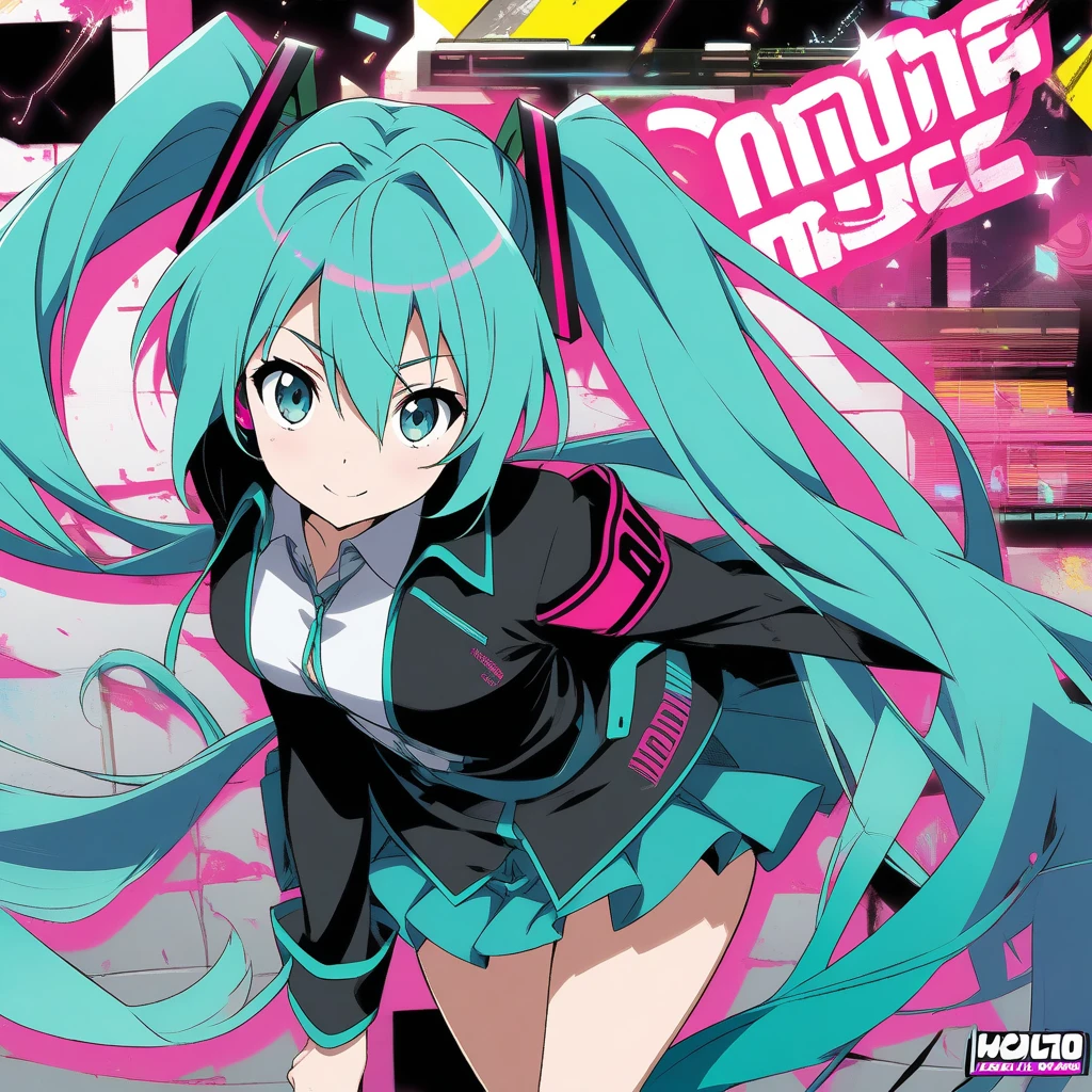 1990s (style), Anime girl, cybercore headphones, long black hair, vaporwave aesthetic, pastel blue,