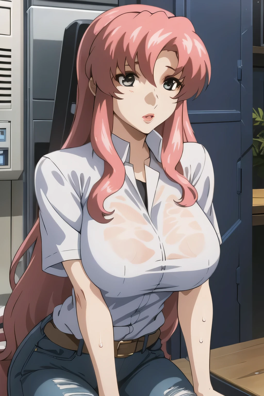 Big Breastsでもウエストが細い,will her hair be darker pink,(Please draw more delicately),(light blue wet shirt),(Navy Blue Jeans Micro Mini Skirt)( Navy blue panties),The work is a mix of 、this alone is amazing, but、I was surprised, don't prepare her face for work {X},,Navy Blue Jeans Micro Mini Skirt, , Big black wavy hair, , Big Breasts, , , ,Mature Sex Appeal for Women Nearly 30 Years Old,