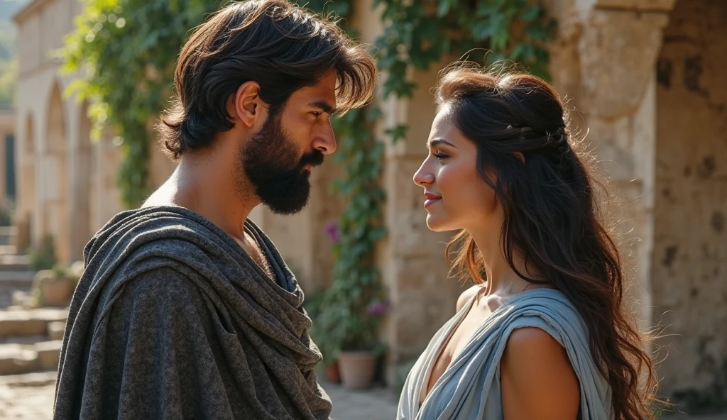 a married woman and man from the time of Noah, Biblical times