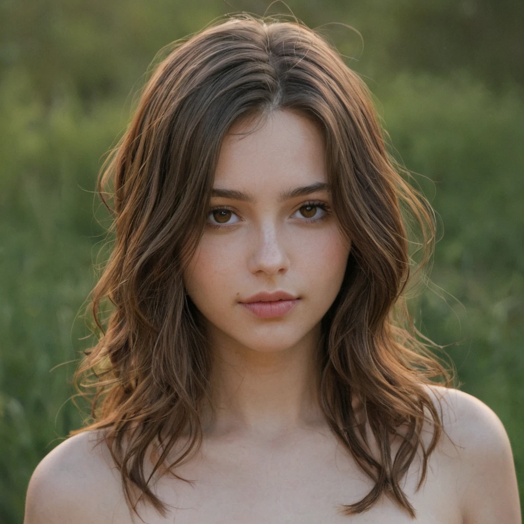Outdoor photo of me at school, age 13、School Masterpiece Photos, (Realistic:1.7), Highest quality, Beautiful lighting, Eleanor French girl Dark lipstick 13 years old Small breasts Random color Beautiful eyes Very tall bun Long extremely curly hair Wearing a monkey bar, , 
