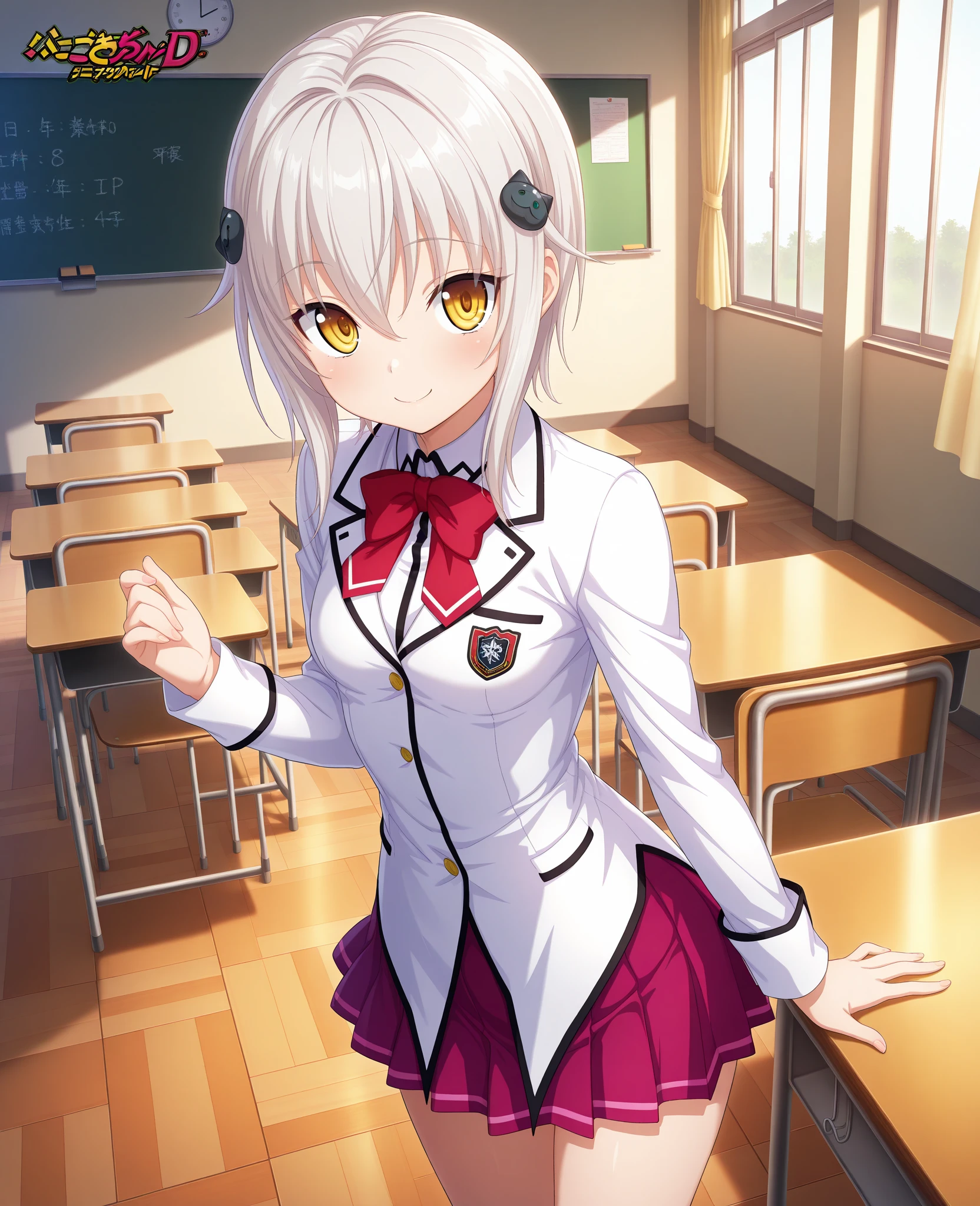 1 Girl Highschool D D Koneko Toujou white Short Hair yellow Eyes 1-girl-highschool-d-d-koneko-toujou-white-short-hair-yellow-eyes