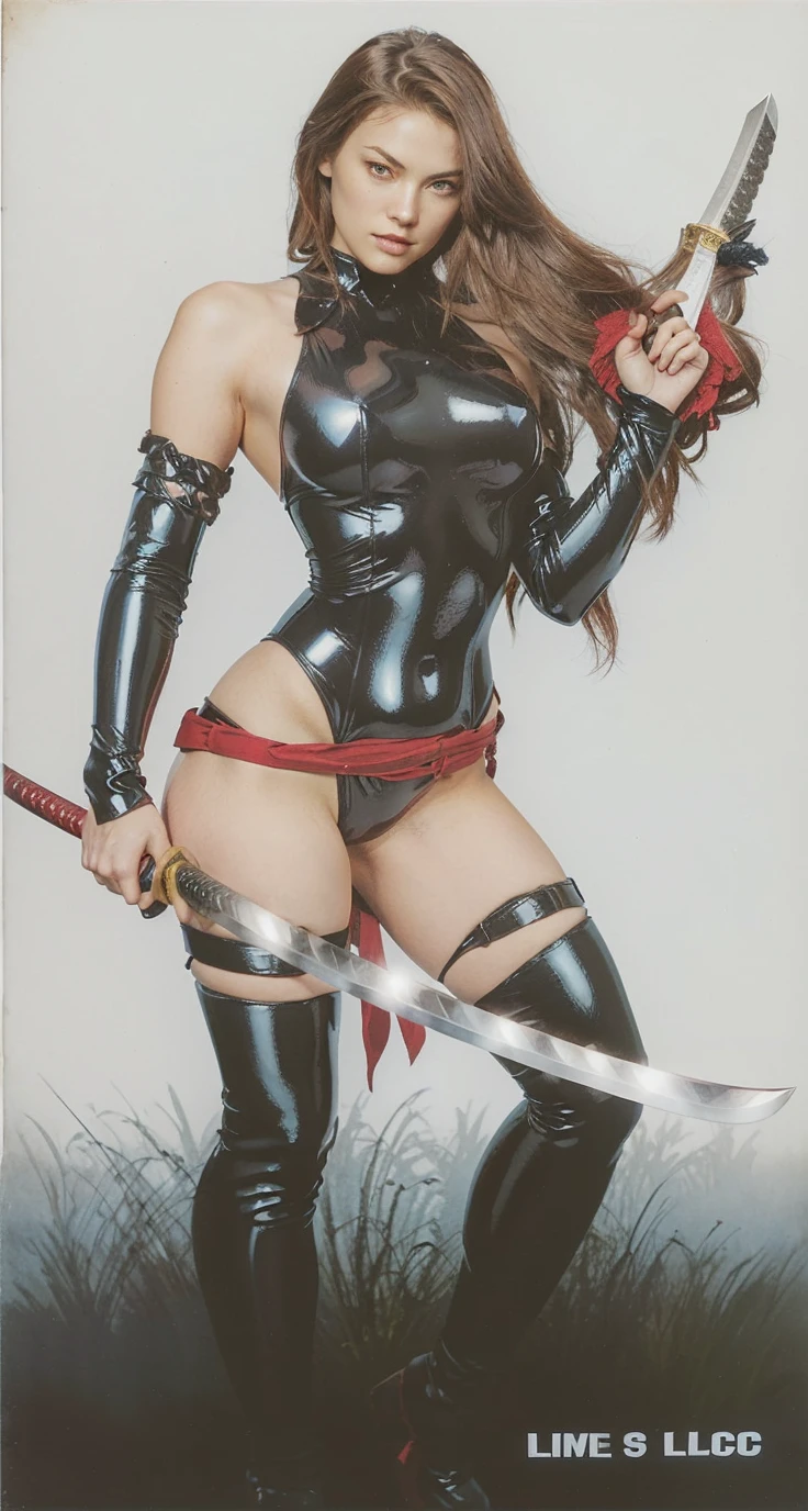 Scarlett Johansson big bubble booty in Elektra cosplay hottest