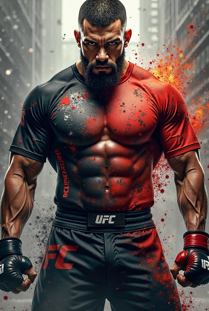 A fusion of MMA fighters Alex Poatan and Glover Teixeira.