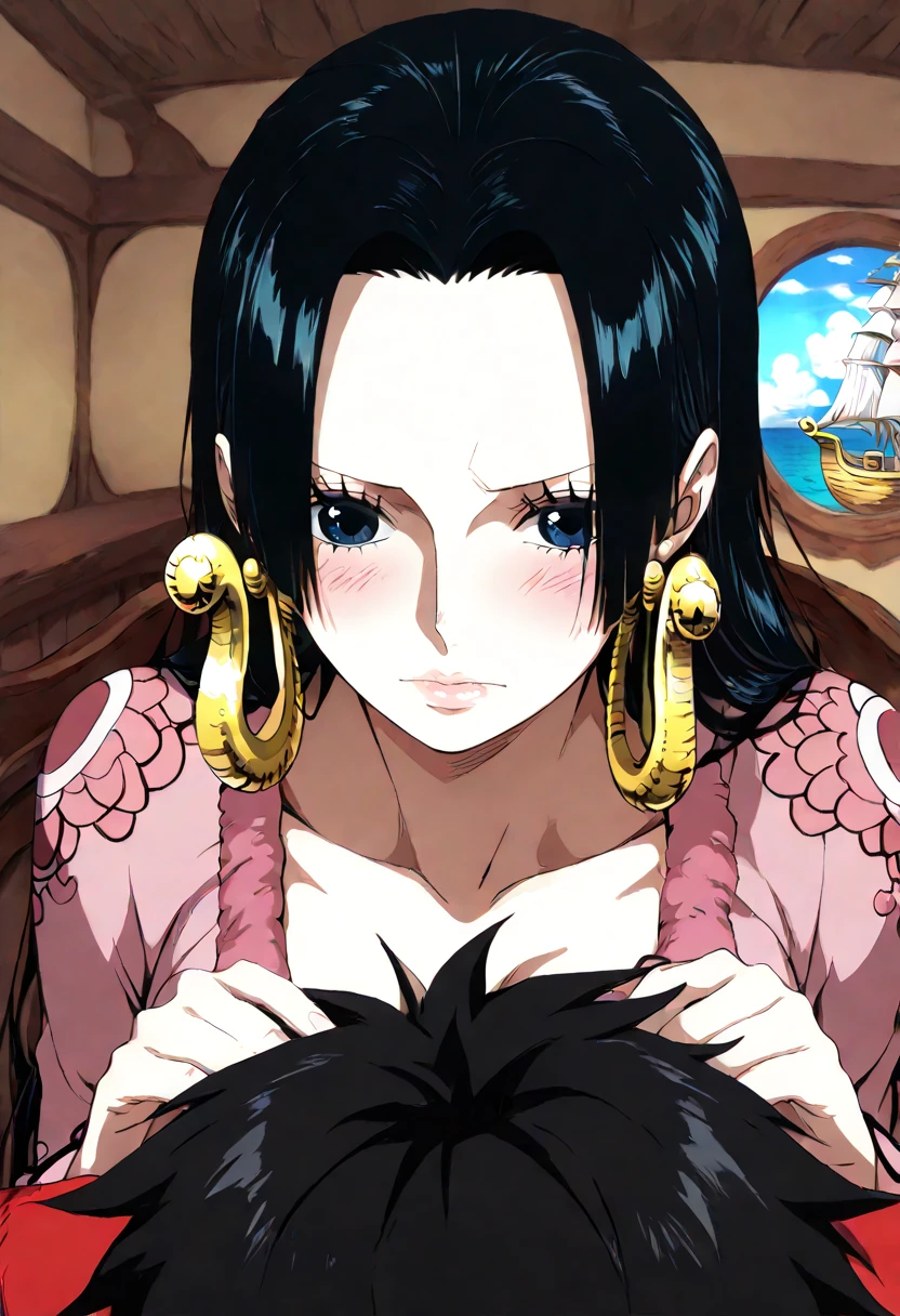 Super sexy boa Hancock, in shorts