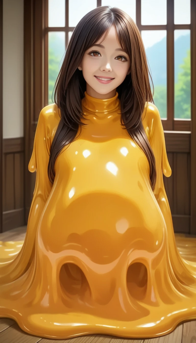 software, (Beautiful red latex pants, Yellow latex jumpsuit with top,Black Stripe),Red Gloves,(Big Breasts, Beautiful breasts, Very large breasts,nipple), Tall,A giant body of about 3 meters,More macho,Very muscular,Hard muscles,Muscular arms,Firm breasts,Huge Ass,Tight waist, Curvaceous figure,Very large pregnant belly ,Ahegao, Hollow Eyes,saliva, Drooling a lot,Very bright smile,Keep your mouth wide open,Sweating profusely, trembling, Large amount of steam,Steam from the sides,shortness of breath,Flashy villain makeup,Eyes are hearts,Blushing,The tongue is very long,Highest quality,front,whole body,One girl, Bob Hair, Black Hair, Hold your crotch with both hands
