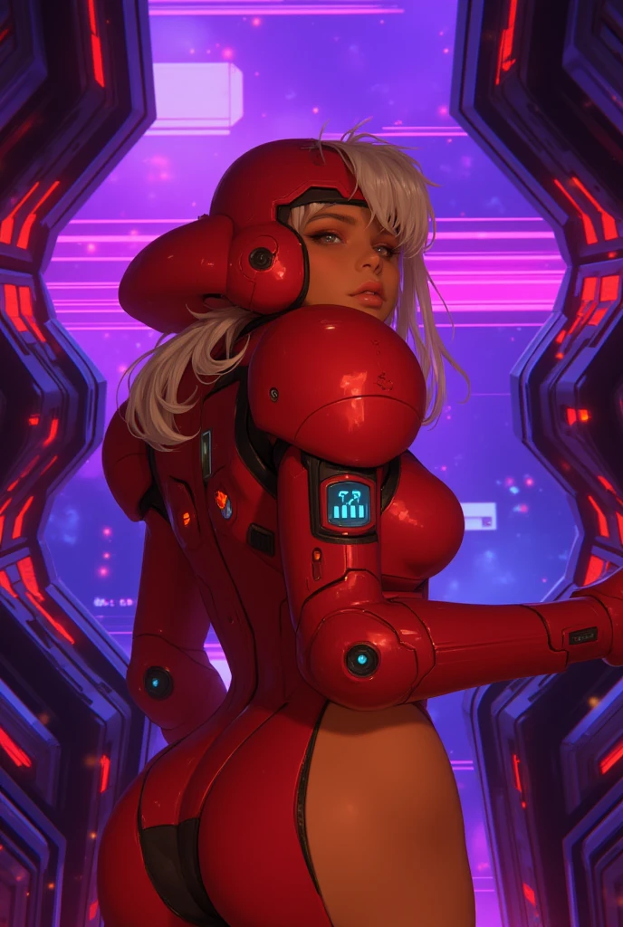 ((Best quality)), ((masterpiece)), (detailed: 1.4), Fighter pilot woman muscular body defined, wearing a comesaria hat, half thick naked thighs, closed mouth, only panties, muscular body parts covered by technological clothing, (((large breasts)) perfect, generous neckline, ((red clothing)), CCCP, pastel, short white hair with topknot and shaved on the sides, short underwear, garter belt, by mucha, niji --V5, close to real, best quality, almost naked, psychopathic, crazy face, inside an airplane cockpit, piloting, sexy pose, starry night background, 2 pieces clothing, rot rod flame tattoos, vintage, dark red bra with yellow stars, stars covering breasts, (((clothes with the colors of the flag of the Soviet Union))), Pointed shoulder pads, White eyes without pupils, HDR (High Dynamic Range),Ray Tracing,NVIDIA RTX,Super-Resolution,Unreal 5,Subsurface dispersion, PBR texture, Post-processing, Anisotropic filtering, Depth of field, Maximum clarity and sharpness, Multilayer textures, Albedo and specular maps, Surface shading, Accurate simulation of light-material interaction, Perfect proportions, Octane Render, Two-tone lighting, Wide aperture, Low ISO, White Balance, Rule of Thirds, 8K RAW, crysisnanosuit