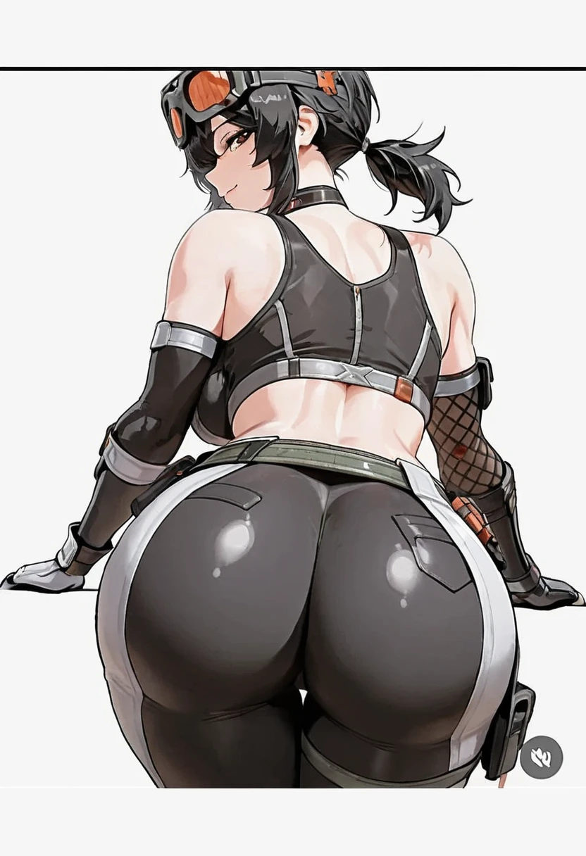 masterpiece, best quality, very aesthetic, absurdres, 1girl, mature_lady,fishnet_bodysuit,Nude_bodysuit,flesh_color_bodysuit,,tifa lockhart, final fantasy, long black hair, red eyes,,on the beach,blur background,background defocus,from below