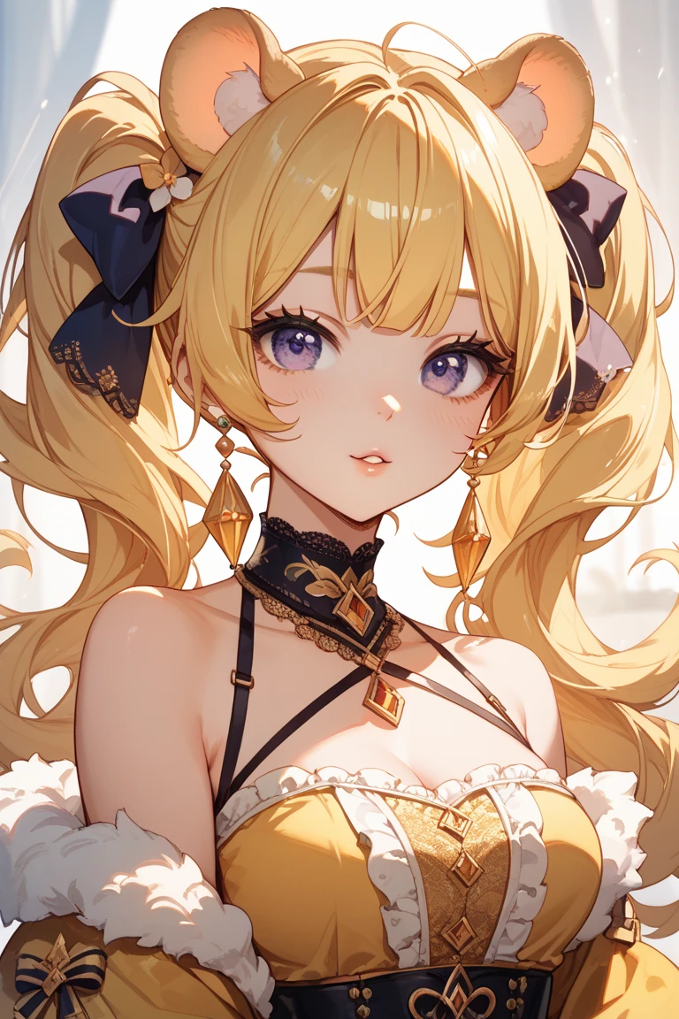 Noelle in black clover,looking innocent, pretty face ,bright image,8k quality, naked,good saturation,big boobs,,looking at us,anime