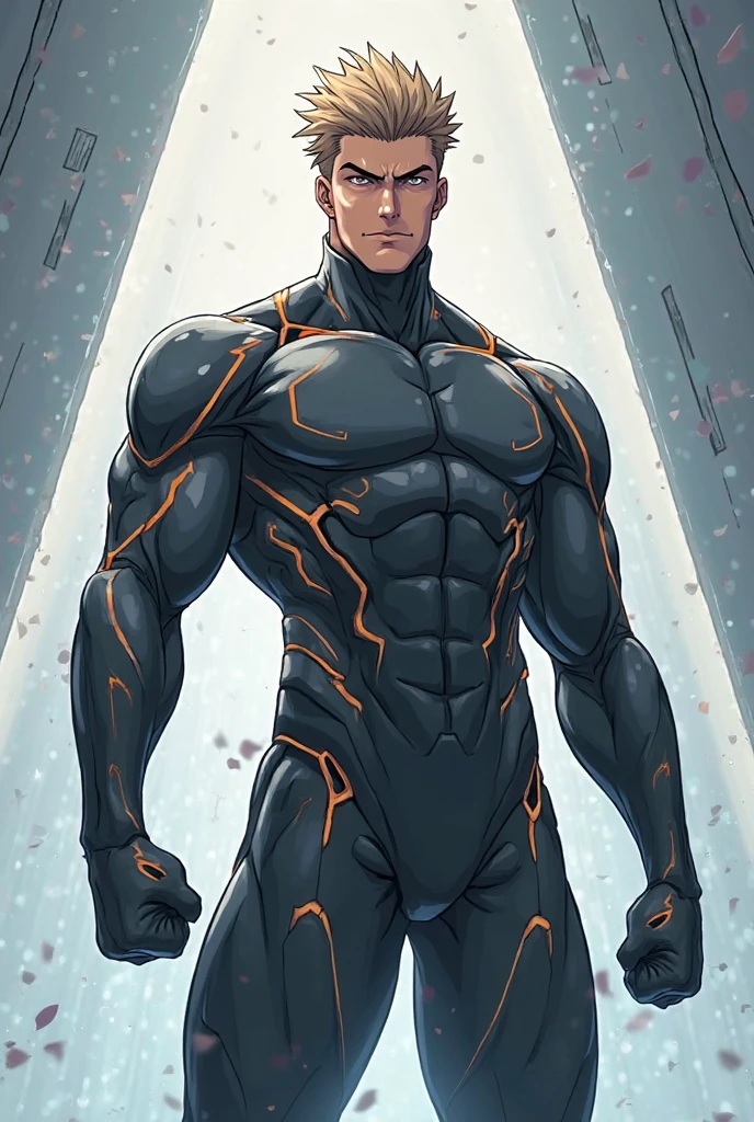 (1boy:1.2), 21 year old male, blonde hair, shoulder-length hair, bright blue eyes, cute red blush, smiling, athletic physique, zerosuit, tight suit highlights his large bulge, in a wild and wet space scene, dramatic pose, dynamic action, futuristic sci-fi environment, glowing lights, neon colors, cinematic lighting, photorealistic, 8k, best quality, masterpiece, ultra-detailed, physically-based rendering

