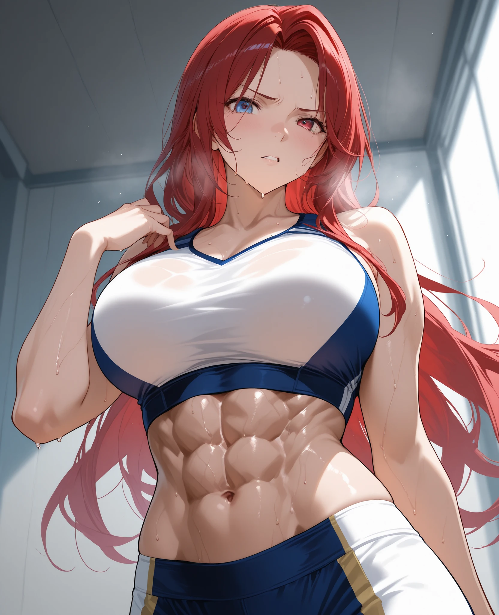 (BEST lighting) , (ultra intricately detailed) , 4K unification, (super-detailed CG: 1.2) , (8K: 1.2),(Original), (Masterpiece) , (Best quality),(Masterpiece:1.4),Anime-ish high quality,(Masterpiece),Masterpiece, Super clear picture quality，Clearer than movies，（Fine face）Best quality, absurderes,((masterpeace, 4K, 8K, Yes, A high resolution))1girll, schoolgirls，She was on the beach，standing on your feet,Leaning sideways，Exposing the abdomen，camouflage uniform,There are bulges of dense veins on the arms，Spring, Boots, Perfect figure, Long pink hair that reaches the ankles, Dynamic pose,Legs exposed，Strong leg muscles ((body builder:1.5)),beach sand background,(Beautiful bace),(Girl),(Female),(((Upper body:1)))