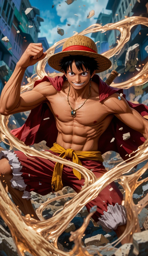 luffy de one piece na disney