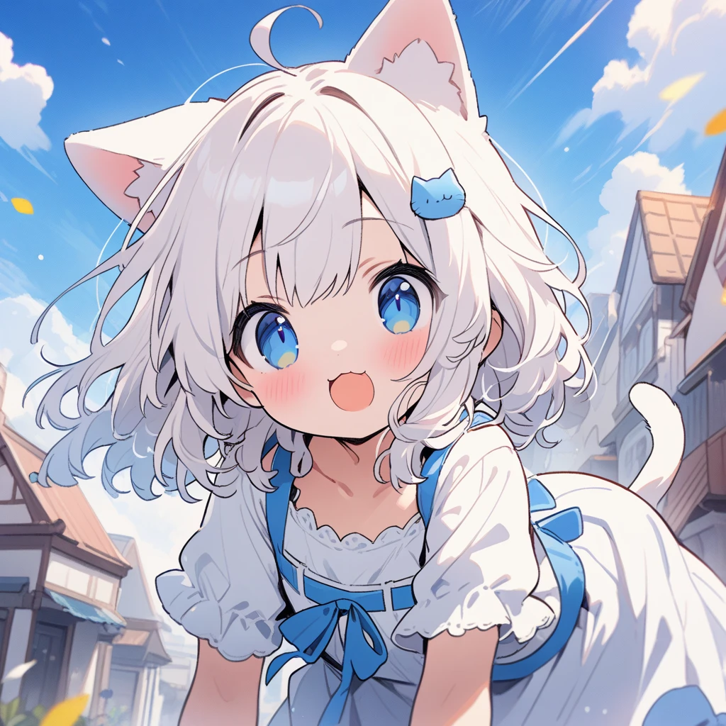 White cat