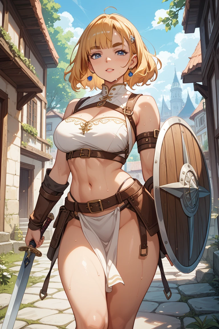 Footjob,(the golden ratio,masutepiece, of the highest quality, Best Quality, Official art, Beautiful and aesthetic:1.2), ighly detailed, Colorful,highest details,Illustrations, fantastical scenes, (Adults,age19,1girl in, Solo, Final Fantasy 12,Ashelia, shorth hair, short-hair,Ashelia Costume, Colossal tits, a miniskirt,knee sox, thighs thighs thighs thighs, jewely,