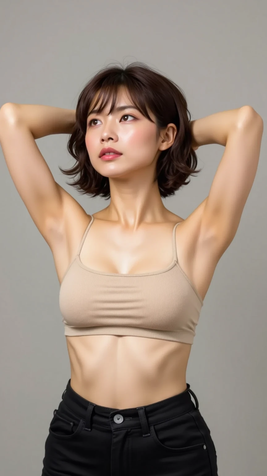 ((Full body)), Ultra-realistic capture, Highly detailed, high resolution 16k closeup of human skin. an 18-year-old Japanese girl (scale 1.5).
Skin texture must be natural, With enough detail to finely identify pores.
Skin should look healthy, In a uniform tone. Use natural light and color, Black striated hair, Black short hair,
((Full body)), sit against the wall, From side, UHD, retinas, masterpiece, accurate, Anatomically correct, Super Detail, Textured skin, high details, High quality, Best Quality, high resolution, 1080p, HD, 4K, 8K
