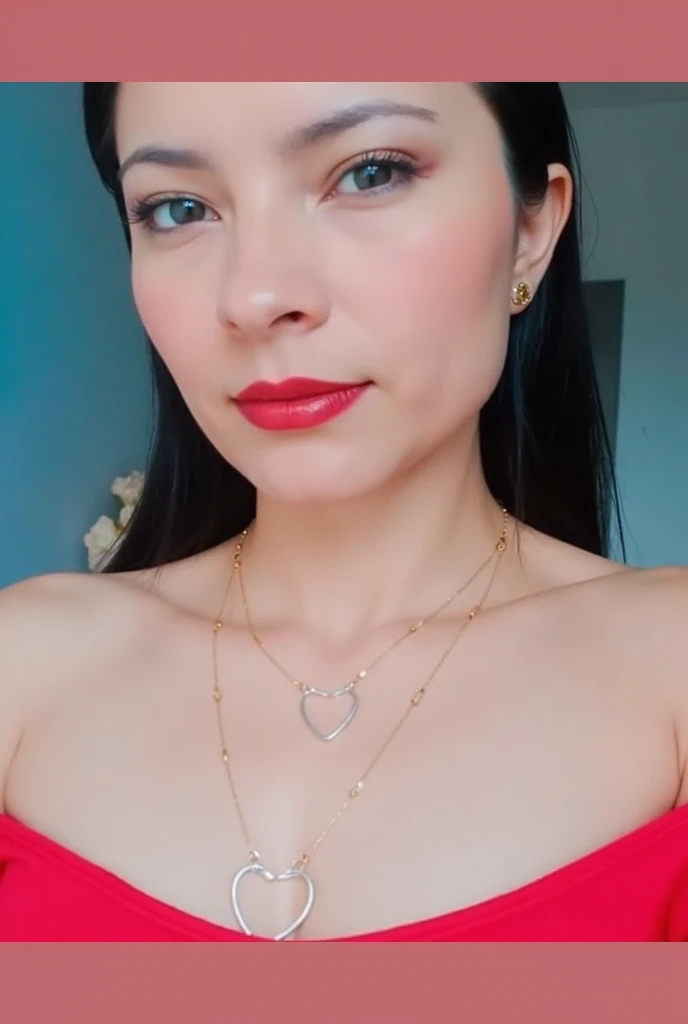 Pechos grandes, sosten rojo transparente