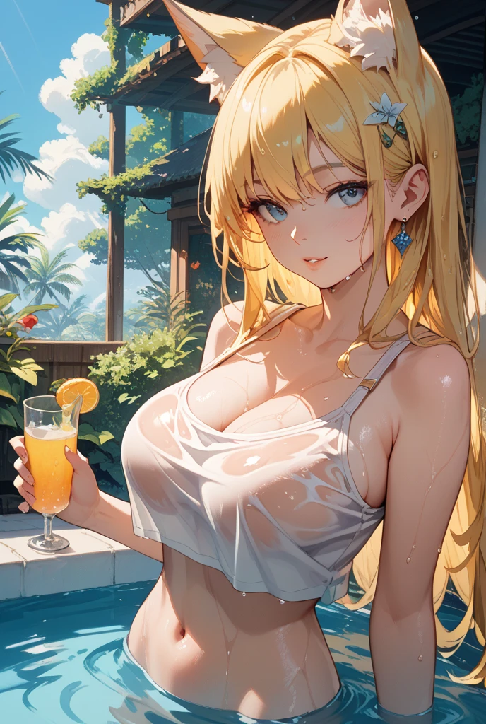((Tsunade)),(dot on the forehead),(laughter),((mature face)),,((thick body)),((Solo)),((complete naked)),(((soap bubbles cover whole body))), ((taking beer cup)),A MILF,in onsen, trending on artstationh,intricate face details,(Curvy physique), vibrant, 4K, 12k resolution,