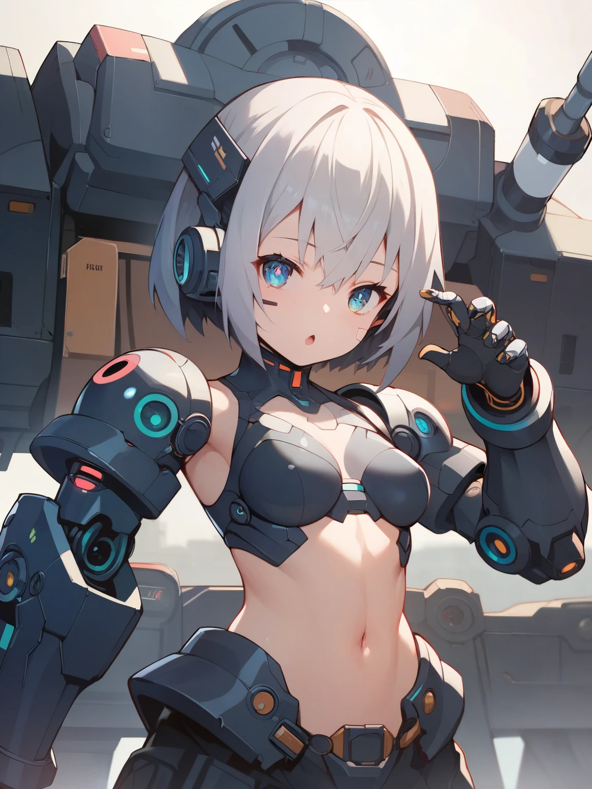 score_9, score_8_up, score_7_up, score_6_up, score_5_up, score_4_up, anime,nsfw,uncensored,Highest Quality,masterpiece,Very Detailed,ultra detailed, one young girl,Baby Face,Full armor,Zaku,zaku,cyborg,science fiction, Armed, extremely detailed eyes, great detail、Front face, mouth, topic at Art Station, ピクシブ, CGSociety, hyper-detail unreal engine 4k 8k ultra hd,
