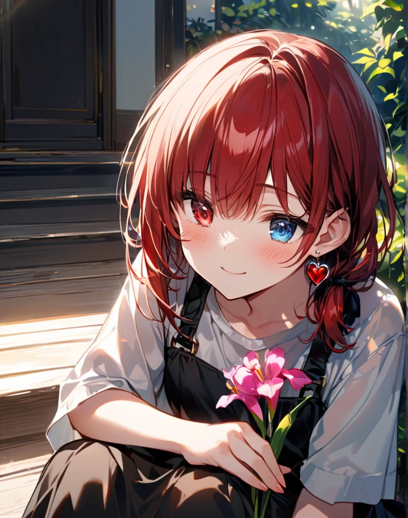 <lora:doukou:0.7> ink, watercolor,, ultra detailed, masterpiece, best quality, aesthetic, detailed,, solo, seductive smile, red lips,
1girl, purple eyes, red hair, blunt bangs, medium breasts, <lora:hair_rings:1> low hair rings, <lora:EllaNyan:1>,