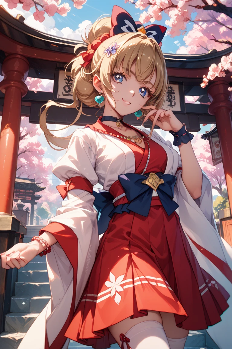 ( Cure Parfait)and(Shrine maiden)