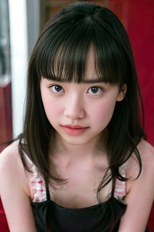 (masterpiece, Highest quality:1.2), 8K, Young and beautiful girl, 85mm,Official AR RAW Photos, (Baby Face), ((Small face)), ((Big Breasts))、((Show me your boobs)), Detailed nipples, Show me your ears、photo shoot, Cute face, Thighs, Classroom after school, Looking at the audience, Embarrassing、smile、No makeup, Film Grain, chromatic aberration, Sharp focus, Face Light, Bright lighting, 10 generations, Detailed face, Background blur、((((((14 year old high school girl))))))、Narrow waist、((hoodie))，，White tiny panties、Wet、Spread your legs