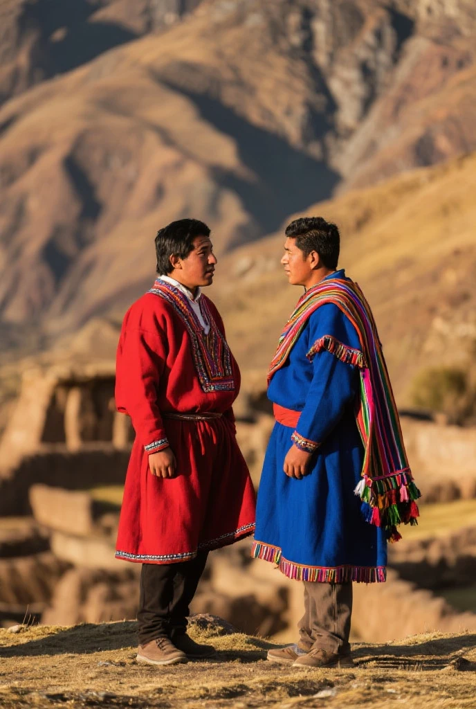 Aymara ,Afrobolivian and Guarani in an embrace