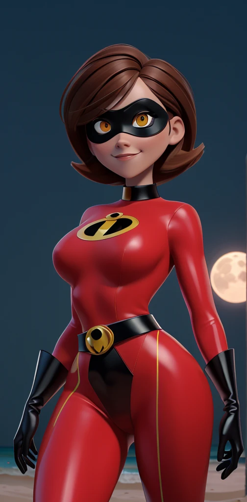 Helen Parr, Mrs. Incredible, Elastigirl. red catsuit