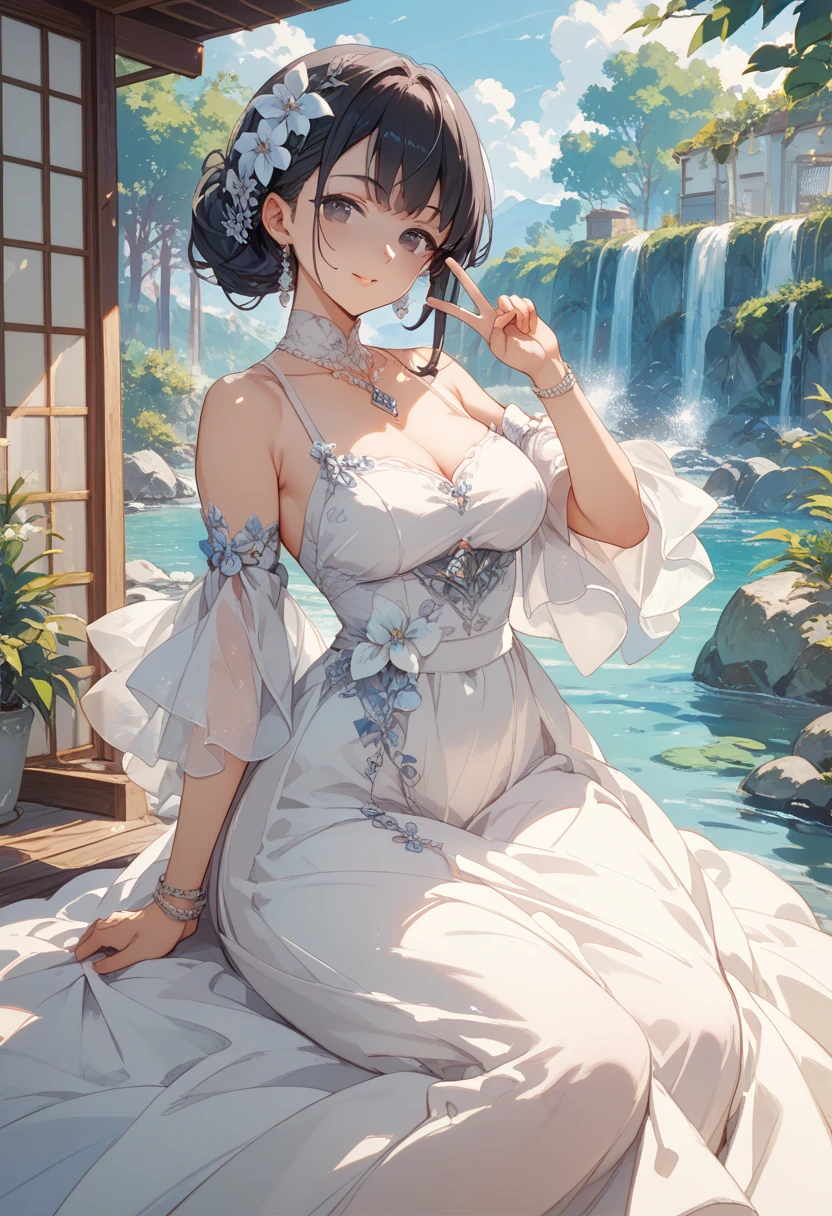 1 girl,alone, highest quality, masterpiece, High resolution, original, highly detailed wallpaper,