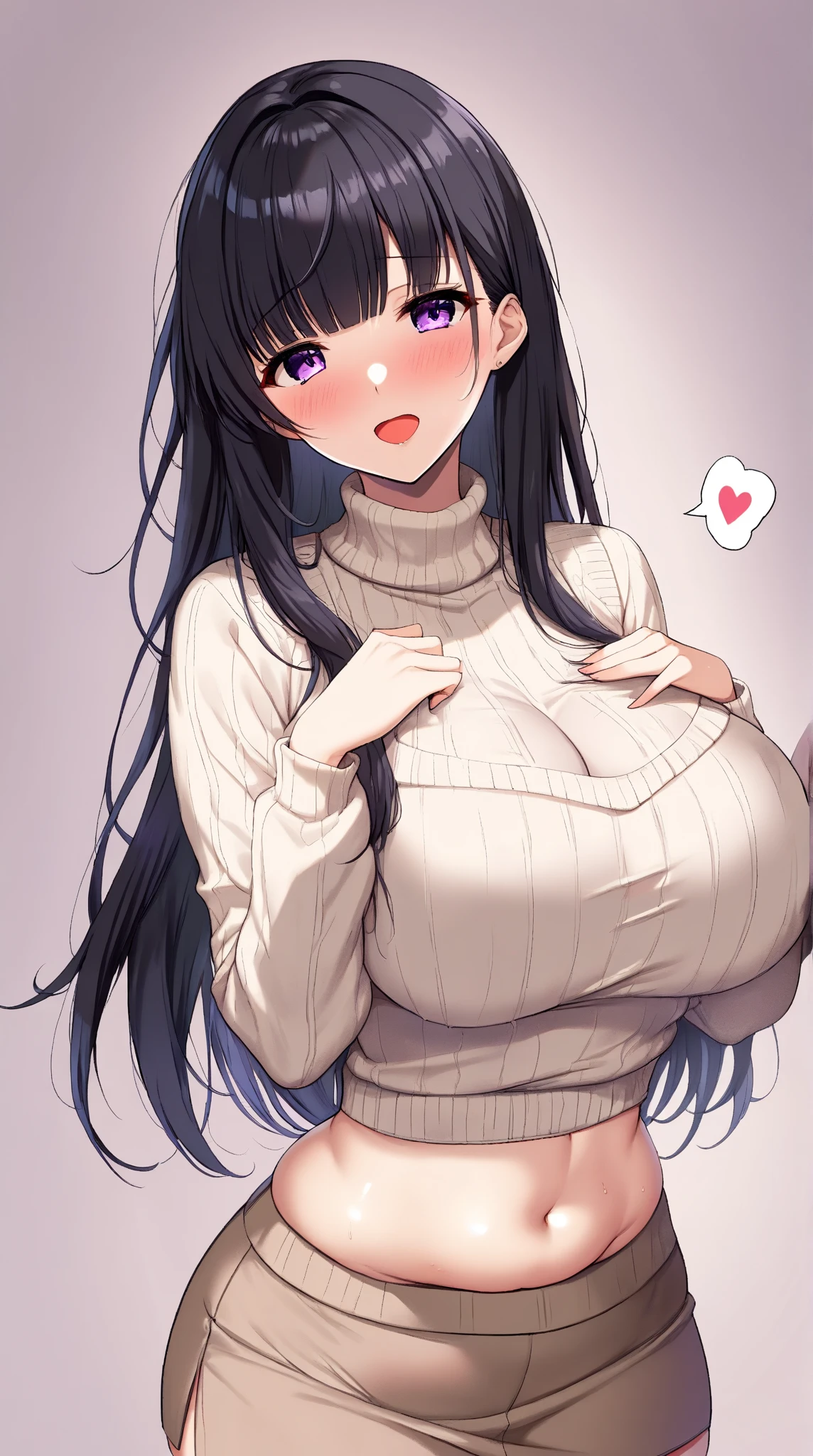 a girl, cosy sweater on, upper body, (huge Laughing:1.1), (open mouth:1.1), (wide open eyes:1.2), sun glare, bokeh, depth of field, blurry background, light particles, strong wind, (heart particles:1.1)