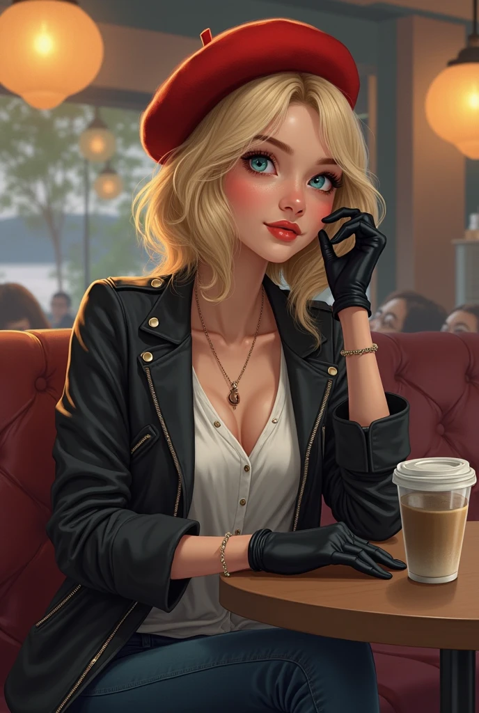 Black_Canary_JLU, blue eyes, blonde hair,cropped jacket, leotard,fishnet pantyhose, looking happy, mouth open, medium shot, dutch angle
inside a bar, karaoke, microphone, singing, dark, neon lighting, high quality, masterpiece, <lora:Black_Canary_JLU:.6>