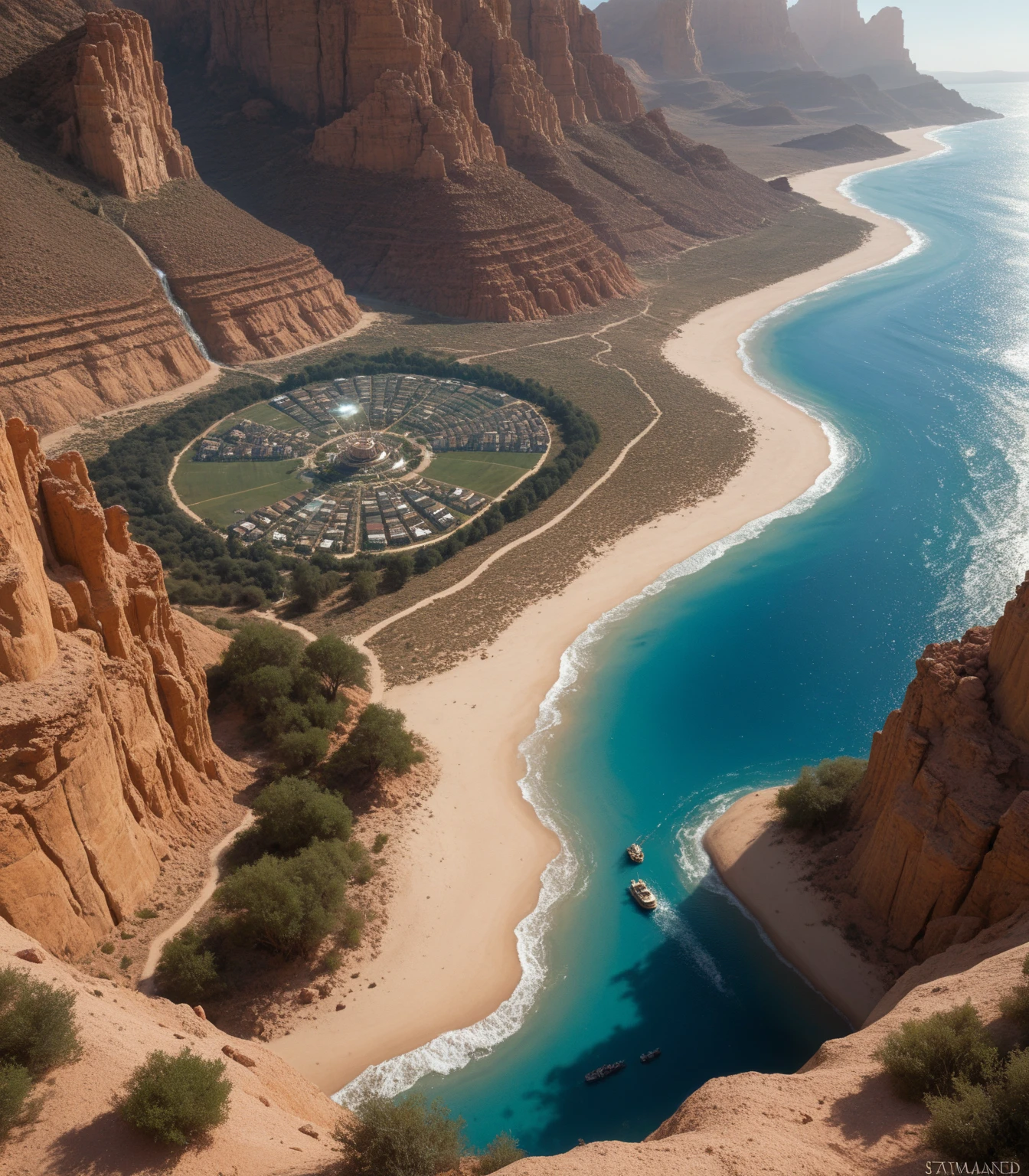 Dead Sea seen in drone shots