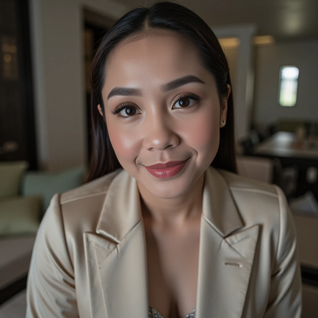8k wallpaper,top-quality,masuter piece,ultra-high resolution,HDR,Photo Real,realistic and natural rendering,Sharp focus with a background bokeh effect,Precise reproduction of skin texture and makeup details,Cute girl, 23-years old,large boob, big breasts,Looking at the camera,solo, thin waist,enchanting posture, enticing, Attractive facial expressions, diffused lighting, detailed background of office, light on face, Close to camera,coquettish expression, dressed in business attire, including a blazer and blouse,(medium close-up shot:1.5),(ecstasy:1.3) ,(slut:1.2),(vulgarity:1.3),(fucked silly:1.1),(orgasm:1.5),(cleavage-enhancing:1.2)